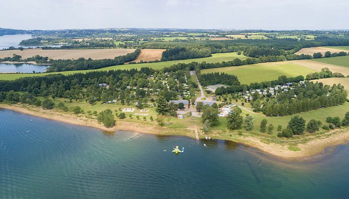 Camping Le Caussanel en Aveyron Ciela Village vue aérienne