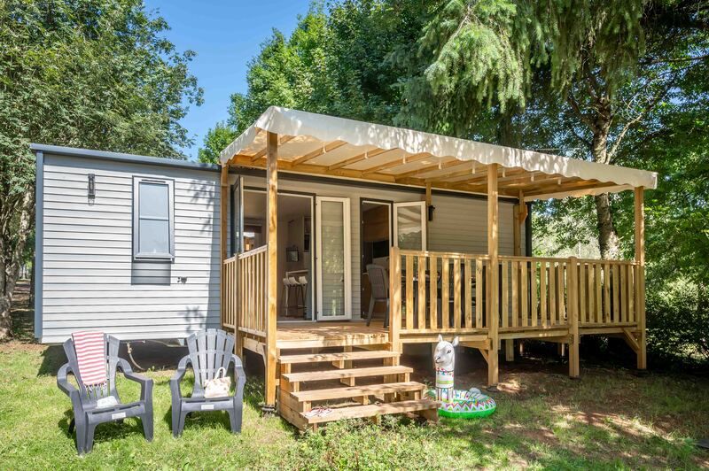 Camping Le Caussanel en Aveyron Ciela Village mobil home