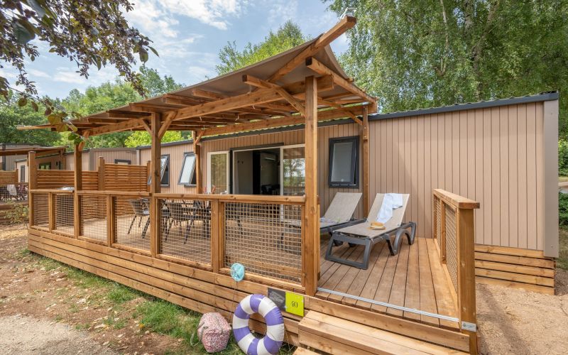 Camping Canet-de-Salars Ciela Village Le Caussanel camping 4 étoiles Aveyron mobil home