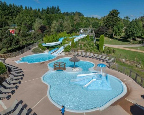 Camping Le Caussanel en Aveyron Ciela Village espace aquatique